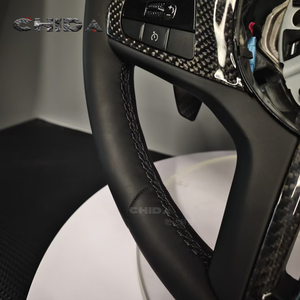 جلد أسود مع أزرار حمراء مناسبة لسلسلة BMWs G M3 G80 M4 G82 M5 F90 M8 X3m X4m X5m X6m G3x G1x G0x <span class=keywords><strong>M</strong></span> - Product Image 2