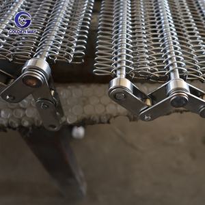 Isıya Dayanıklı, Sağlam Paslanmaz Çelik, Ayarlanabilir <span class=keywords><strong>Spiral</strong></span> Dengeli Örgü Bantlı Konveyör, Soğutma veya Dondurucu İçin Yeni - Product Image 2