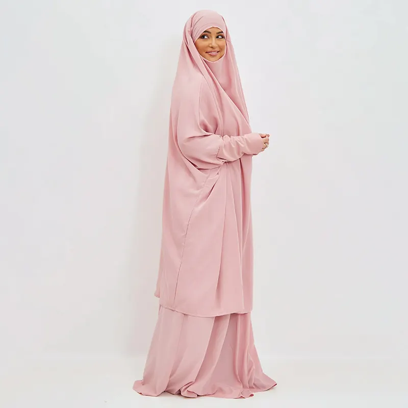 大人の女性アバヤのためのホット販売エレガントで控えめなイスラム教徒の祈りのドレスエスニックスタイル