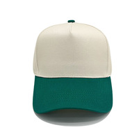 Gorra de Béisbol de Cinco Paneles en Dos Tonos, Logotipo Bordado Personalizado, Visera Curva Estructurada, Gorras Unisex Ajustables, Gorra Deportiva Tipo Dad Hat