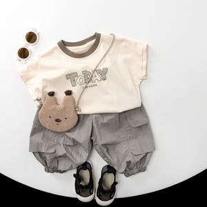 <span class=keywords><strong>Pantaloni</strong></span> Estivi per Bambini Unisex Sottili Monocolore <span class=keywords><strong>Cargo</strong></span> Anti-Zanzare - Product Image 5