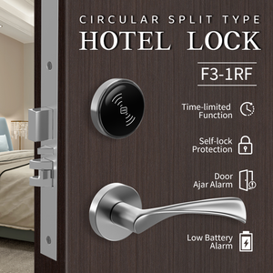 Manopole moderne semplici porte interne con lucchetto maniglia della porta di lusso maniglie delle porte - Product Image 3