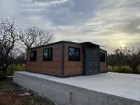 Maisons préfabriquées modulaires en conteneurs maritimes de 40 pieds, mobiles, prêtes à vivre, 5 chambres