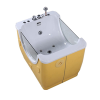 Baignoire de toilettage robuste et stable, structure résistante à l'usure pour le bain et l'entretien des animaux à long terme