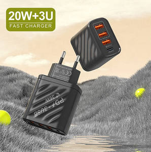 Best Verkochte 30W Usb C Wandlader Met <span class=keywords><strong>3</strong></span> Usb + Pd 20W Snel Opladen Voor Ons/Eu/Uk Reislader Met Otp Bescherming - Product Image 4