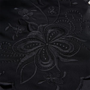 Elegante Cuello de Camisa Falso Desmontable de Organza para Mujer, con Bordado Calado, Adorno de Moda para el Cuello - Product Image 2