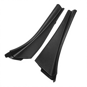 Deflectores de Viento para Parabrisas Nissan, Izquierdo y Derecho, 66895-JE20A 66894-JE20A, Protectores ABS contra la Intemperie, Instalación con Cinta 3M para Automóvil - Product Image 1