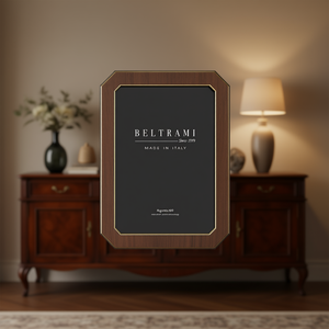 Marco de Fotos Rectangular Beltrami Plateado, Estructura de Madera, Hecho en Italia, Plata 999 - Product Image 3