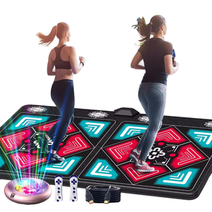 แผ่นเต้นรำไฟ LED อิเล็กทรอนิกส์แบบคู่ ผลิตโดยผู้ผลิตขายส่ง วัสดุ PVC/PU ช่องต่อ USB หนา 11 มม. สำหรับใช้ในบ้าน - Product Image 5