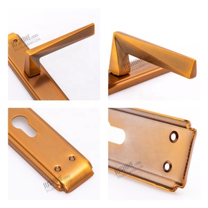 इतालवी डिजाइन दरवाजा ताला संभाल घर ऑफसेट हार्डवेयर मानक प्रकार दरवाज़े के हैंडल बहु पैक - Product Image 4