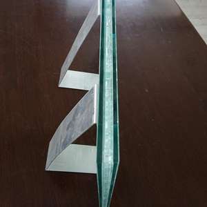 แผ่นกระจกลามิเนตน้ำแข็งแตกสำหรับตกแต่งผนังกระจกแตกสำหรับการออกแบบตกแต่งภายในที่ทันสมัย - Product Image 3