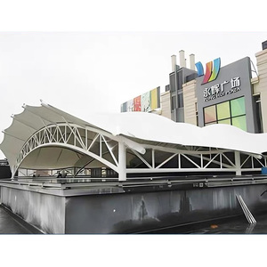 Pvdf/PTFE Kết Cấu Thép mái với tán cho trung tâm mua sắm công viên khách sạn nhà để xe trường học - Product Image 1