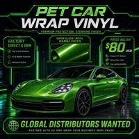 Film de protection de voiture en vinyle Millennium Jade, finition métallisée brillante PET, auto-adhésif, film de couleur automobile, 1,52*17m