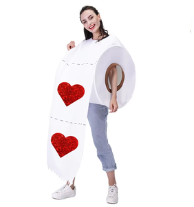 Papel Higiénico Divertido con Estampado de Halloween para Parejas, Estilo Urbano, Disfraz de TV y Cine, Poliéster para Adultos - Product Image 5