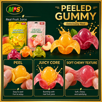 Viral 3D Peelable Gummy Candy with 50% Real Juice | Innovative Double Layer Peeling Sweets for Global Brands
