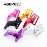 Adaptateur de fixation pour porte-bagages avant de vélo en alliage d'aluminium AGEKUSL pour vélo pliant JAVA NEO N1 avec panier