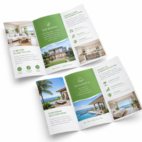Impression de brochures pliantes personnalisées pour entreprises, service d'impression de prospectus publicitaires