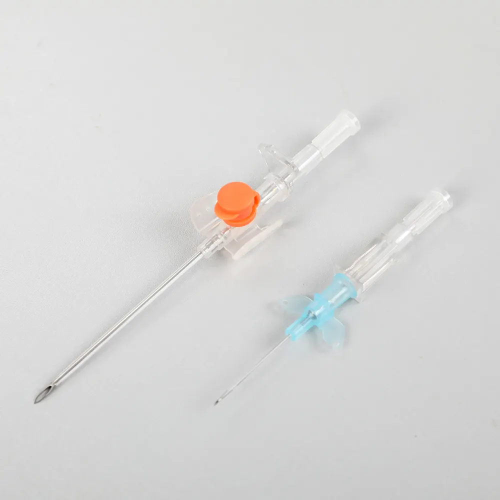 Disposable Iv Cannula Safety Butterfly Type IV Cannula Catheter With Injection Port