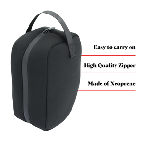 Bán buôn đa chức năng tùy chỉnh in màu đen mềm dây kéo <span class=keywords><strong>Neoprene</strong></span> Dây Kéo Túi mỹ phẩm với xử lý - Product Image 2