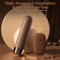 Mini vibromasseur à balles rechargeable par USB, équipé d'une télécommande sans fil, 10 modes, 100% étanche, vibromasseur pour point G