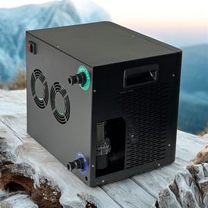 Refroidisseur d'eau commercial pour bain de glace 1/3 CV, machine de refroidissement par eau avec compresseur, capacité 300L, structure durable, pompe filtrante pour salle de sport et <span class=keywords><strong>spa</strong></span> - Product Image 4