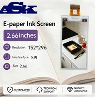 Layar E-Paper 2,66 Inci 296x152 Modul E-Ink SPI Daya Rendah Bistable EPD untuk Label Rak Elektronik ESL Label Harga IoT