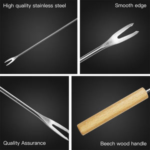 Brochetas de Acero Inoxidable 430 Portátiles de Tamaño Mini a Precio de Fábrica para Asar Carne, Alimentos, etc. - Product Image 4