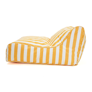 Water-Resistant Anti-UV Outdoor <strong>Bean</strong> <strong>Bag</strong> Lounger Chair <strong>Yellow</strong> White Stripes Beanbag Sun Lounge Pool Floating <strong>Bean</strong> <strong>Bag</strong> Sofa Cover - Product Image 3