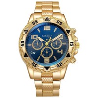 Reloj de Cuarzo para Hombre, Éxito de Ventas Directo de Fábrica, Conjunto de Relojes de Moda con Correa de Aleación Ecológica, Gran Venta Transfronteriza