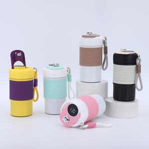 Último diseño moderno Nueva Funda de cuero inteligente Taza de café portátil 304 Aislamiento al vacío de acero inoxidable para viajes Uso al aire libre - Product Image 2