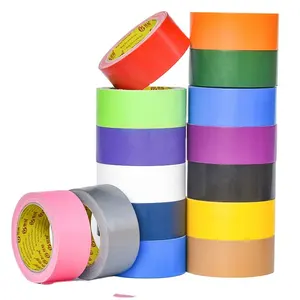 China custom Silver white blue black brown colored coloured printed cloth duct tape