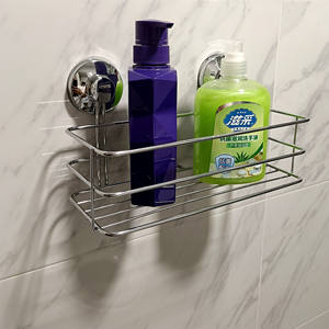 <span class=keywords><strong>Ventouse</strong></span> adhésive de <span class=keywords><strong>douche</strong></span> profonde caddy de bain étagère murale organisateur pour shampooing porte-<span class=keywords><strong>gel</strong></span> de <span class=keywords><strong>douche</strong></span> rangement de salle de bains - Product Image 4