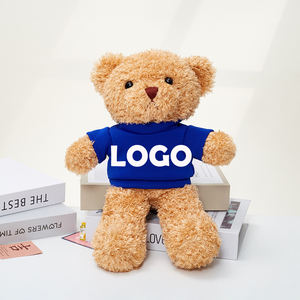 Kunden spezifische Kawaii süße weiche Tier Plüsch tier Baumwolle Teddybär Puppen mit gesticktem T-Shirt Neue benutzer definierte Logo Kinder Geschenke - Product Image 4