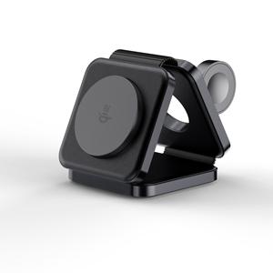 Cargador Inalámbrico <span class=keywords><strong>3</strong></span> en 1 Qi2 de 15W, Portátil, Plegable, Magnético, Estación de Carga Rápida para Viajes - Product Image 1