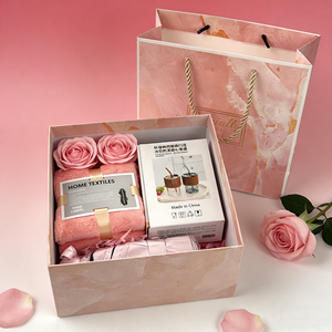 Новинка 2026: Популярный оптовый набор из кружки и полотенца. Подарочные наборы с возможностью свободной комбинации. Набор «Спасибо» для свадьбы, Дня благодарения, Дня святого Валентина. - Product Image 1