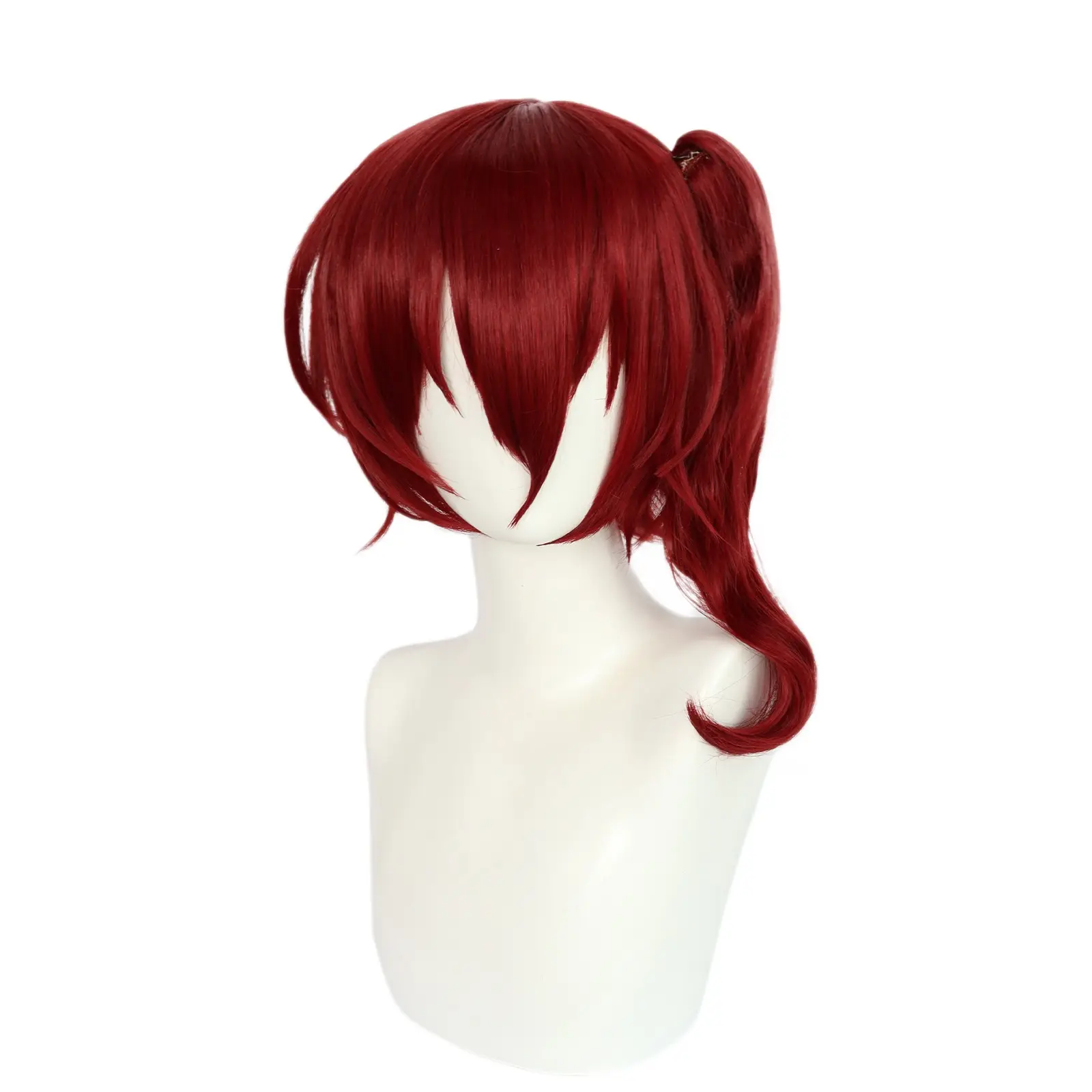 red cosplay wig