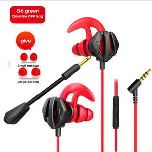 Auriculares G9 Universales Portátiles para Juegos, Auriculares Intrauditivos 7.1 con Micrófono y Control de Volumen para PC Gamer - Product Image 2