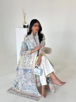 Robe musulmane YKA033 pour femmes, vêtements islamiques, hijabs, col large traditionnel, design tendance, chaud et épais pour l'hiver.
