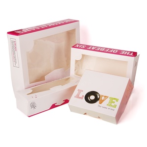 Tùy Chỉnh In Ấn Màu Xanh Lá Cây Tông Cấp Thực Phẩm Giấy Bao Bì Hộp Quà Tặng Series Cho Ngọt Pho Mát Sa Mạc Bánh - Product Image 6