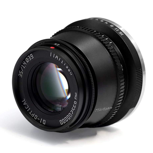Objectif manuel TTArtisan 35 mm F1.4 APS-C pour appareils photo Sony E Mount / Fujifilm <span class=keywords><strong>M4</strong></span>/3 Mount A9 A7III A6600 A6400 X-T4 X-T3 X-T30 - Product Image 1