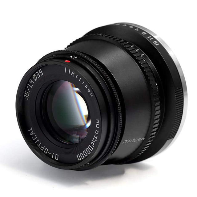 TTArtisan 35mm F1.4 APS-C Manual Focus Lens for Sony E Mount / Fujifilm M4/3 Mount Cameras A9 A7III A6600 A6400 X-T4 X-T3 X-T30