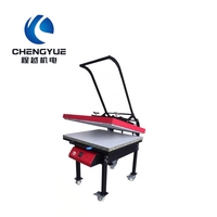 Machine de transfert de chaleur industrielle 32x40 pouces haute puissance 9000W avec double réglage de pression pour textiles de grande taille