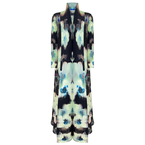 Nhà Thiết kế thời trang xếp li Dubai abaya cho phụ nữ phía trước mở áo với vành đai lỏng Muslim Arab khiêm tốn ăn mặc ramadan EID ODM cung cấp - Product Image 2