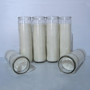 Wholesale Custom Printed Long 8 Inches Glass <strong>Prayer</strong> Vigil <strong>Candles</strong> - Product Image 3