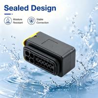 1-1564407-1/1-1564337-1 Connecteurs étanches 16 broches HDSCS mâle/femelle pour l'automobile et les nouvelles énergies