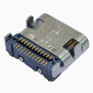 Phổ nối tiếp xe buýt Loại C shielded receptacle 24 mạch Top Mount Vàng Flash mạ nối cho PCB - Product Image 3