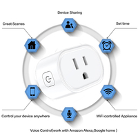Soket Daya nama produk soket saklar cerdas Monitor energi jaring WiFi colokan AS ESPhome Chip ESPhome 10A/16A cerdas pabrik
