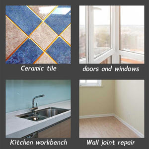 <span class=keywords><strong>Pistolet</strong></span> à mastic robuste en acier inoxydable, anti-fuite, pour l'application de coulis de carrelage, d'époxy et de <span class=keywords><strong>silicone</strong></span> - Product Image 3