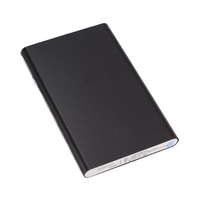 Cargador Portátil Ultra Delgado de Alta Calidad de 5000 mAh, Banco de Energía de Aleación de Aluminio para Teléfono Móvil, Compatible con Impresión de Logotipo Personalizado