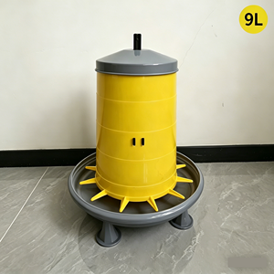 Comederos <span class=keywords><strong>y</strong></span> Bebederos de Plástico para Pollos de Todos los Tamaños (9L, 12L, 20L, 22L), <span class=keywords><strong>Comedero</strong></span> Automático para Pollos, Patos, Gansos, Aves, Codornices <span class=keywords><strong>y</strong></span> Palomas - Product Image 4